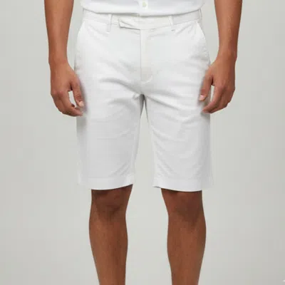 Pre-owned Polo Ralph Lauren White Stretch Cotton Slim Fit Shorts M
