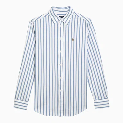 POLO RALPH LAUREN POLO RALPH LAUREN WHITE STRIPED COTTON SHIRT