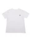 POLO RALPH LAUREN WHITE T-SHIRT WITH LOGO