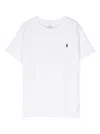 Polo Ralph Lauren Cotton Jersey Crewneck T Shirt   Teens In White