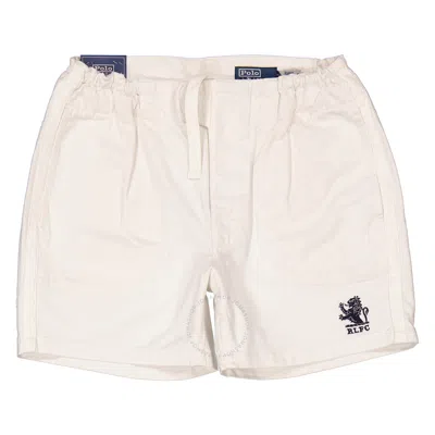 Polo Ralph Lauren White Twill Rugby Shorts