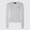 Polo Ralph Lauren Crewneck Msh Bt Long Sleeve Cardigan In White