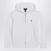 Polo Ralph Lauren Ralph Lauren Kids Logo Embroidered Zipped Hoodie In White