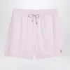 Polo Ralph Lauren Swim Trunks Striped Elastic Waistband In Neutral