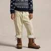 Polo Ralph Lauren Kids' Whitman Relaxed Fit Corduroy Pant In Cream