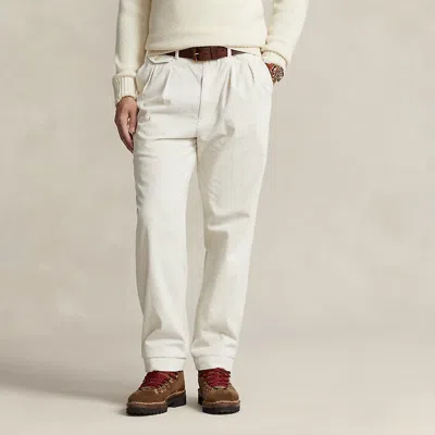 Polo Ralph Lauren Whitman Relaxed Fit Corduroy Trouser In White