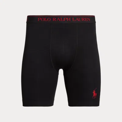 Polo Ralph Lauren Wicking Stretch Boxer Brief In Black