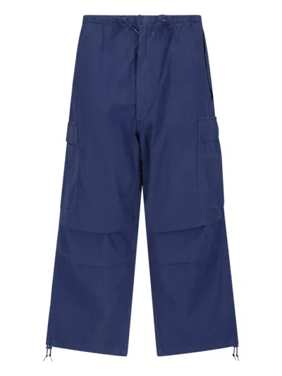 Polo Ralph Lauren Wide Cargo Pants In Blue