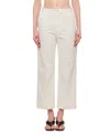 Polo Ralph Lauren Chino Wide Leg Trousers In 白色