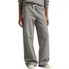 Polo Ralph Lauren Wide Leg Cotton Blend Fleece Sweatpants In Gold