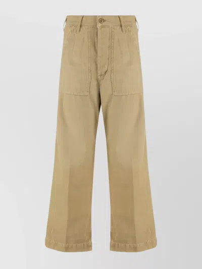 Polo Ralph Lauren Wide Leg Cotton Trousers