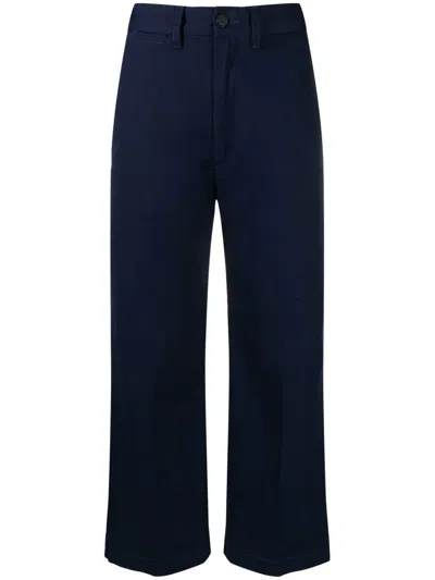 POLO RALPH LAUREN WIDE-LEG CROPPED CHINOS