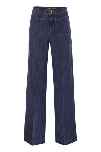 POLO RALPH LAUREN POLO RALPH LAUREN WIDE-LEG JEANS WITH BELL BOTTOMS