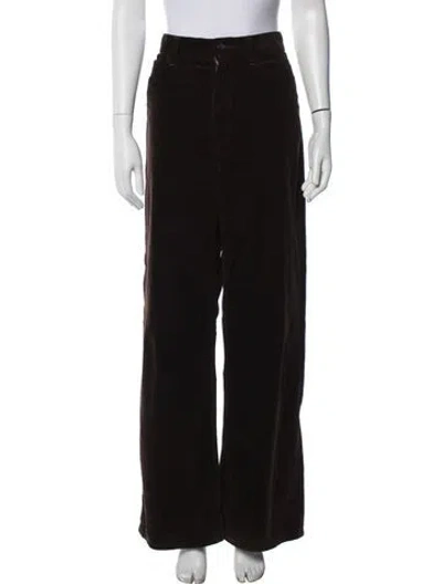 Pre-owned Polo Ralph Lauren Wide Leg Pants In Black