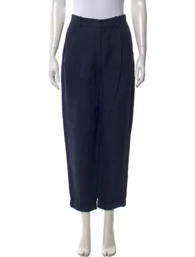 Pre-owned Polo Ralph Lauren Wide Leg Pants In Blue