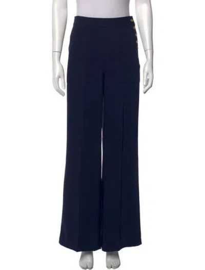 Pre-owned Polo Ralph Lauren Wide Leg Pants In Blue