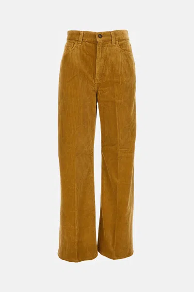 Polo Ralph Lauren Wide-leg Pants In Brown