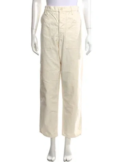 Pre-owned Polo Ralph Lauren Wide Leg Pants In Neutral