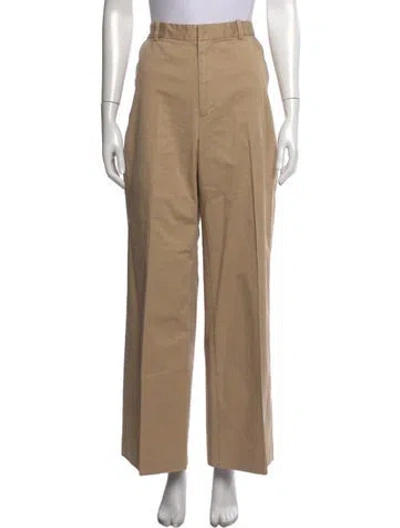 Pre-owned Polo Ralph Lauren Wide Leg Pants In Neutrals