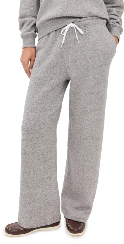 Polo Ralph Lauren Wide Leg Sweatpants Grey Heather In Gray