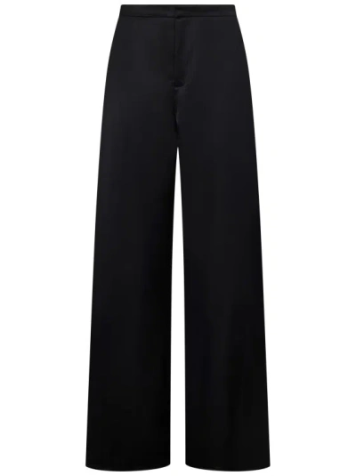 Polo Ralph Lauren Wide-leg Trousers In Black