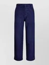 Polo Ralph Lauren Wide Leg Trousers With Front And Back Pockets In Blue