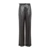 Polo Ralph Lauren Wide-leg Trousers With High Waist In Grey