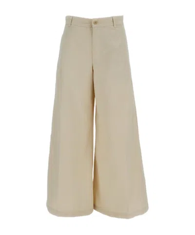 Polo Ralph Lauren Wide-leg Casual Pants In Neutral