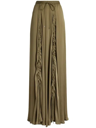 Polo Ralph Lauren Willem Maxi Skirt In Green
