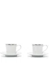 Polo Ralph Lauren Wilshire Porcelain Set (set Of Two) In White