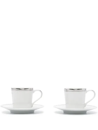 Polo Ralph Lauren Wilshire Porcelain Set (set Of Two) In White