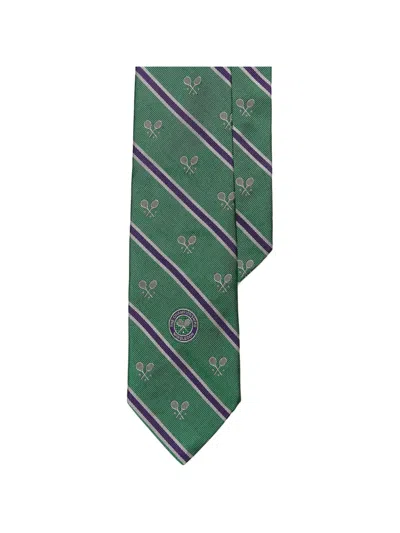 Polo Ralph Lauren Wimbledon Patterned Tie In Red