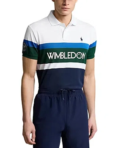 Polo Ralph Lauren Wimbledon Slim Fit Polo Shirt In Multi