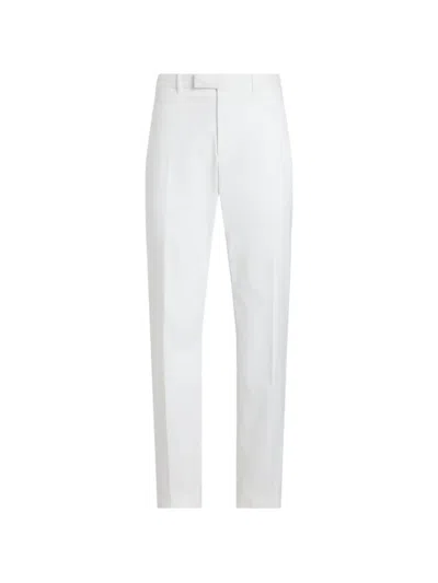Polo Ralph Lauren Wimbledon Twill Trousers In White