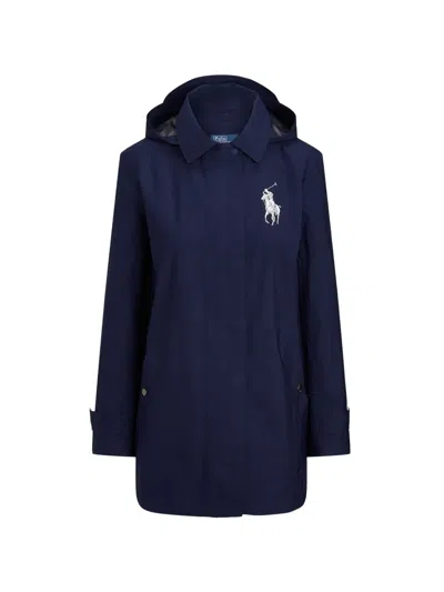Polo Ralph Lauren Wimbledon Umpire Twill Coat In Blue