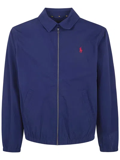 Polo Ralph Lauren Windbreacker Jacket In Blue