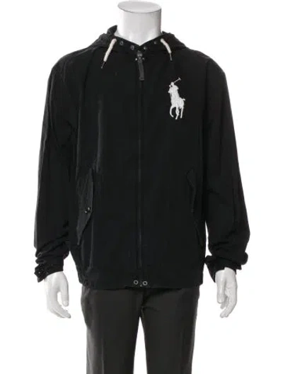 Pre-owned Polo Ralph Lauren Windbreaker In Black