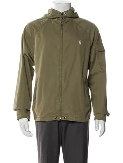 Pre-owned Polo Ralph Lauren Windbreaker In Green
