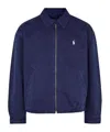 Polo Ralph Lauren Mens French Navy Classic New Fit Bi-swing Windbreaker Jacket In Blue