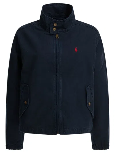 Polo Ralph Lauren Windbreaker Jacket With Pony Jackets And Coats Blue