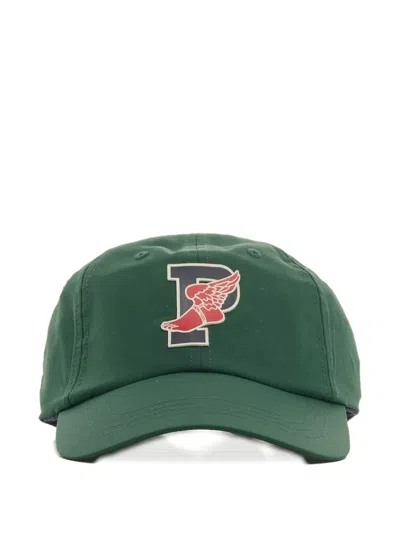 Polo Ralph Lauren Winged-logo Baseball Hat In Green