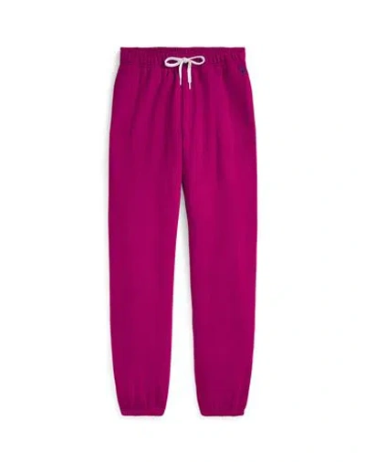 Polo Ralph Lauren Woman Pants Mauve Size L Cotton, Polyester In Purple