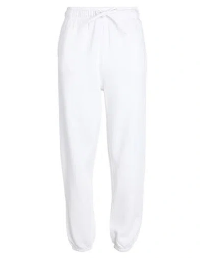Polo Ralph Lauren Woman Pants White Size L Cotton, Polyester