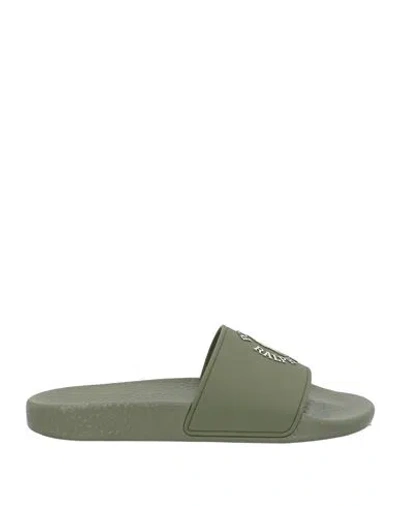 Polo Ralph Lauren Woman Sandals Military Green Size 6 Rubber