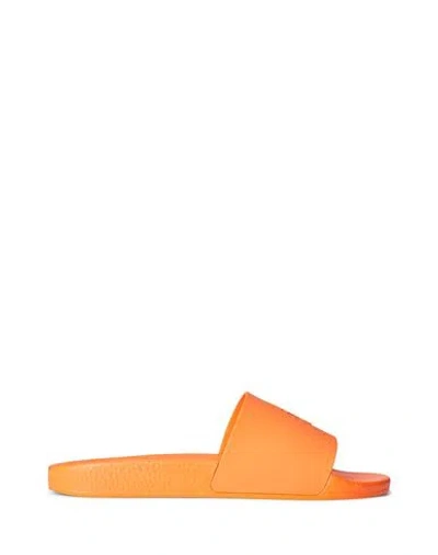 Polo Ralph Lauren Woman Sandals Orange Size 7 Plastic
