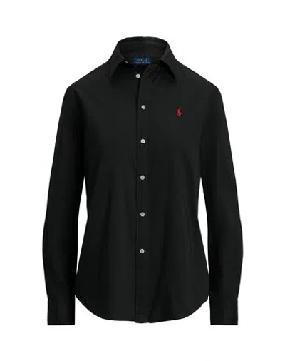 Polo Ralph Lauren Woman Shirt Black Size L Cotton