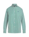 Polo Ralph Lauren Woman Shirt Dark Green Size L Cotton