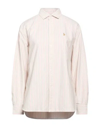 Polo Ralph Lauren Woman Shirt Light Pink Size Xl Cotton