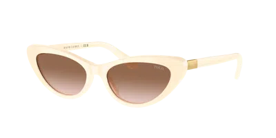 Polo Ralph Lauren Woman Sunglass Ph4199u In Gradient Brown