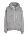 Polo Ralph Lauren Woman Sweatshirt Grey Size Xl Cotton, Polyester